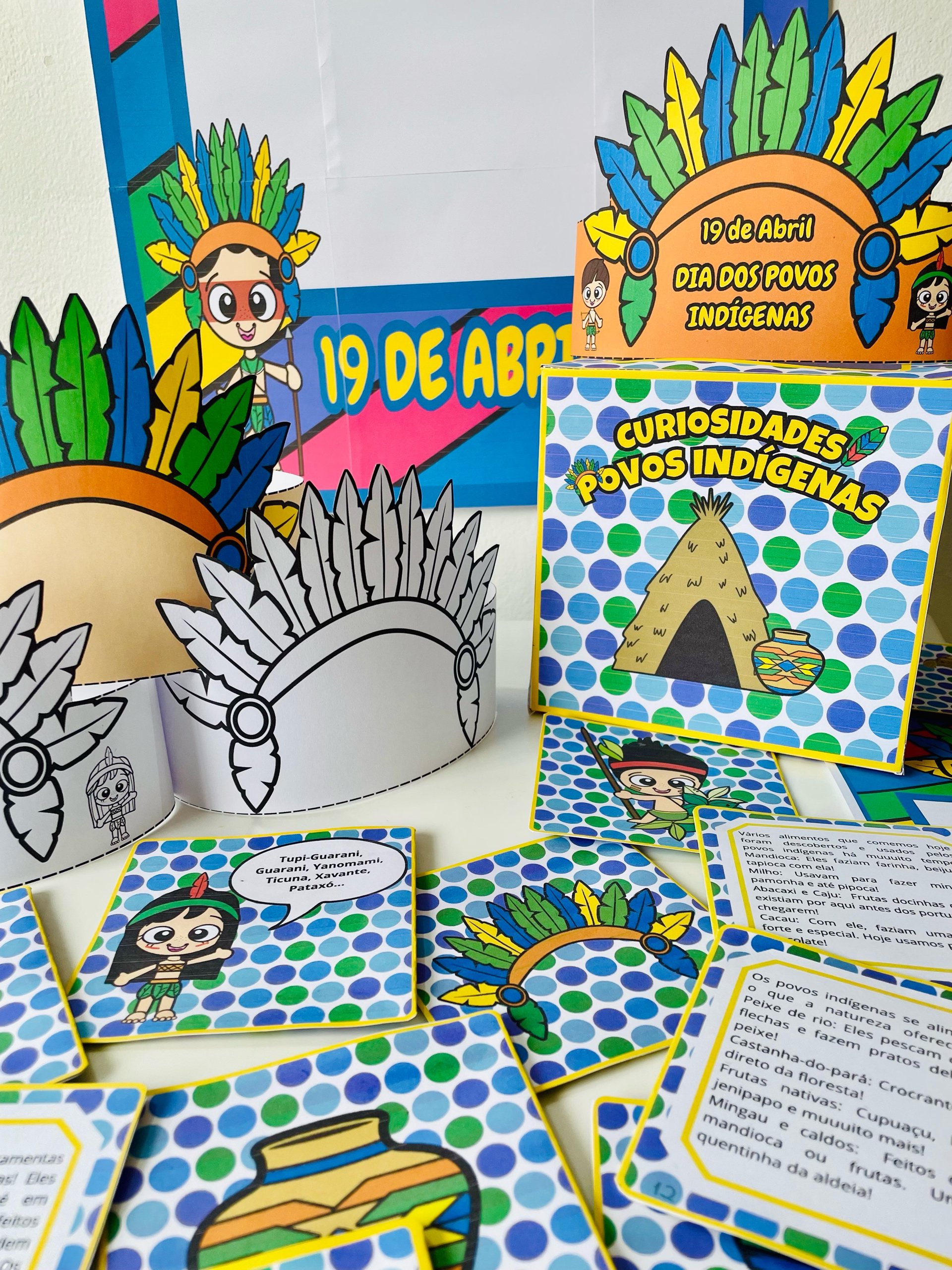 KIT DIA DOS POVOS INDÍGENAS – APRENDIZAGEM LÚDICA E SIGNIFICATIVA - Imagem 8