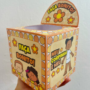 Alternative view of Kit Maio Laranja – Meu Corpinho é Meu | Educação com Afeto e Proteção