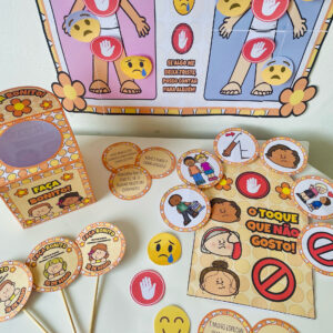 Kit Maio Laranja – Meu Corpinho é Meu | Educação com Afeto e Proteção