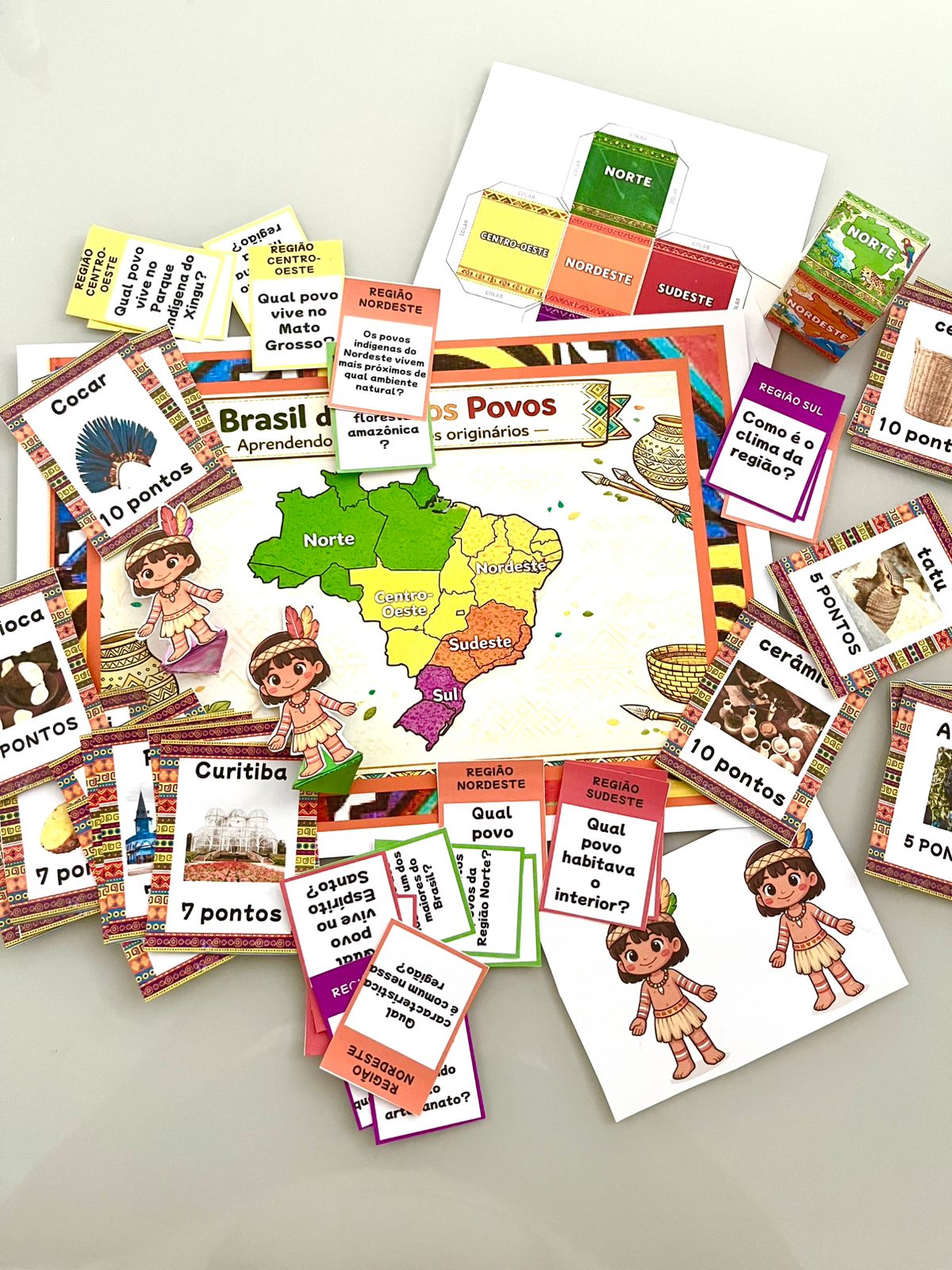 Brasil de Muitos Povos – Jogo Pedagógico em PDF - Imagem 4