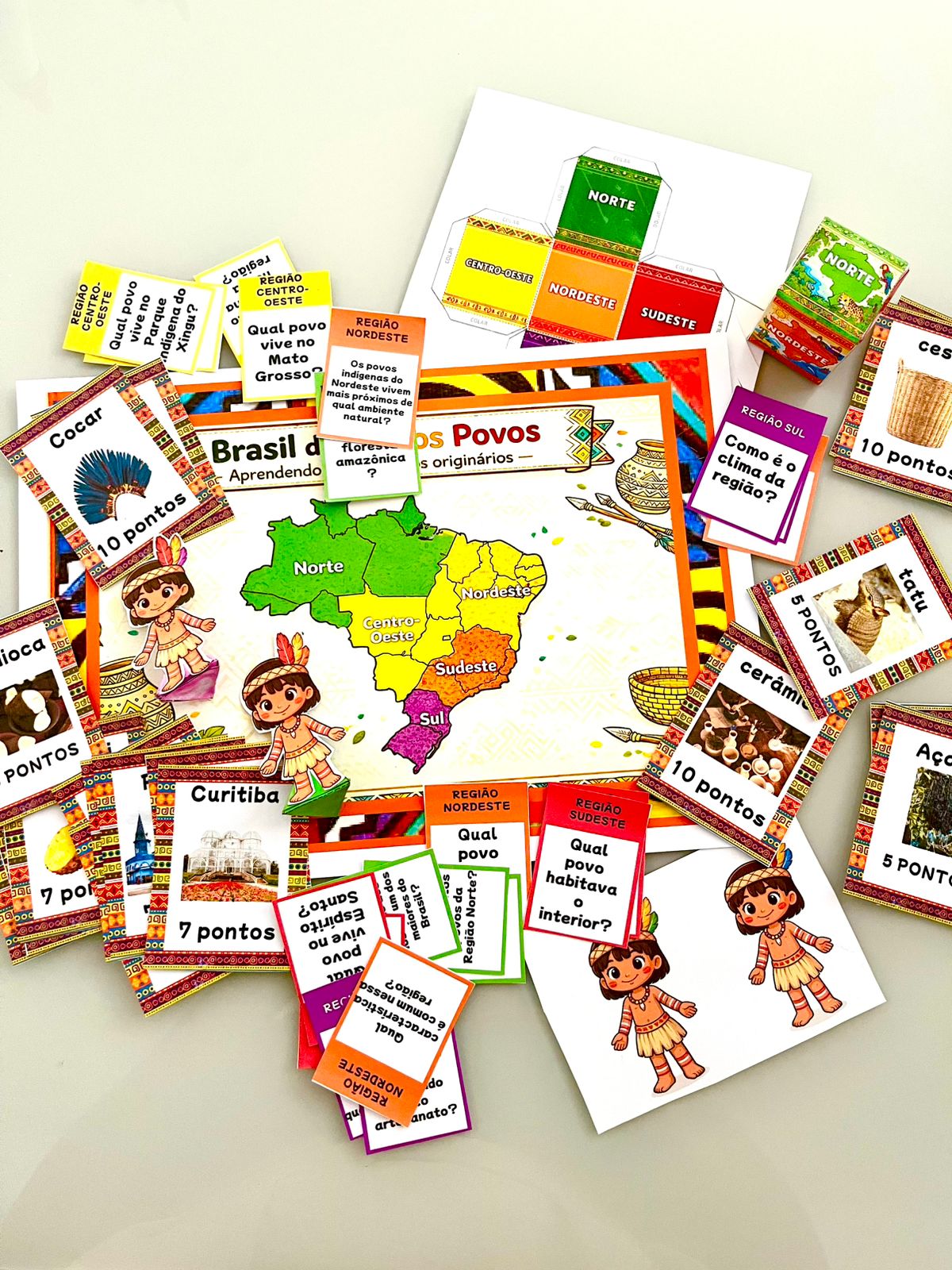 Brasil de Muitos Povos – Jogo Pedagógico em PDF - Imagem 5