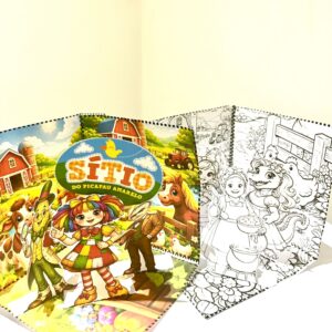 Maquete Sítio do Picapau Amarelo 2 em 1 – Colorida + Para Colorir!