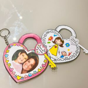 Chaveiro Dia das Mães Lembrancinha Coração