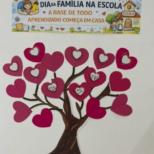Alternative view of MURAL INTERATIVO DIA DA FAMÍLA Árvore do Amor – PDF Pronto para Imprimir