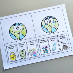 Alternative view of Planeta Feliz ou Planeta Triste? – Atividade Interativa de Meio Ambiente para Educação Infantil