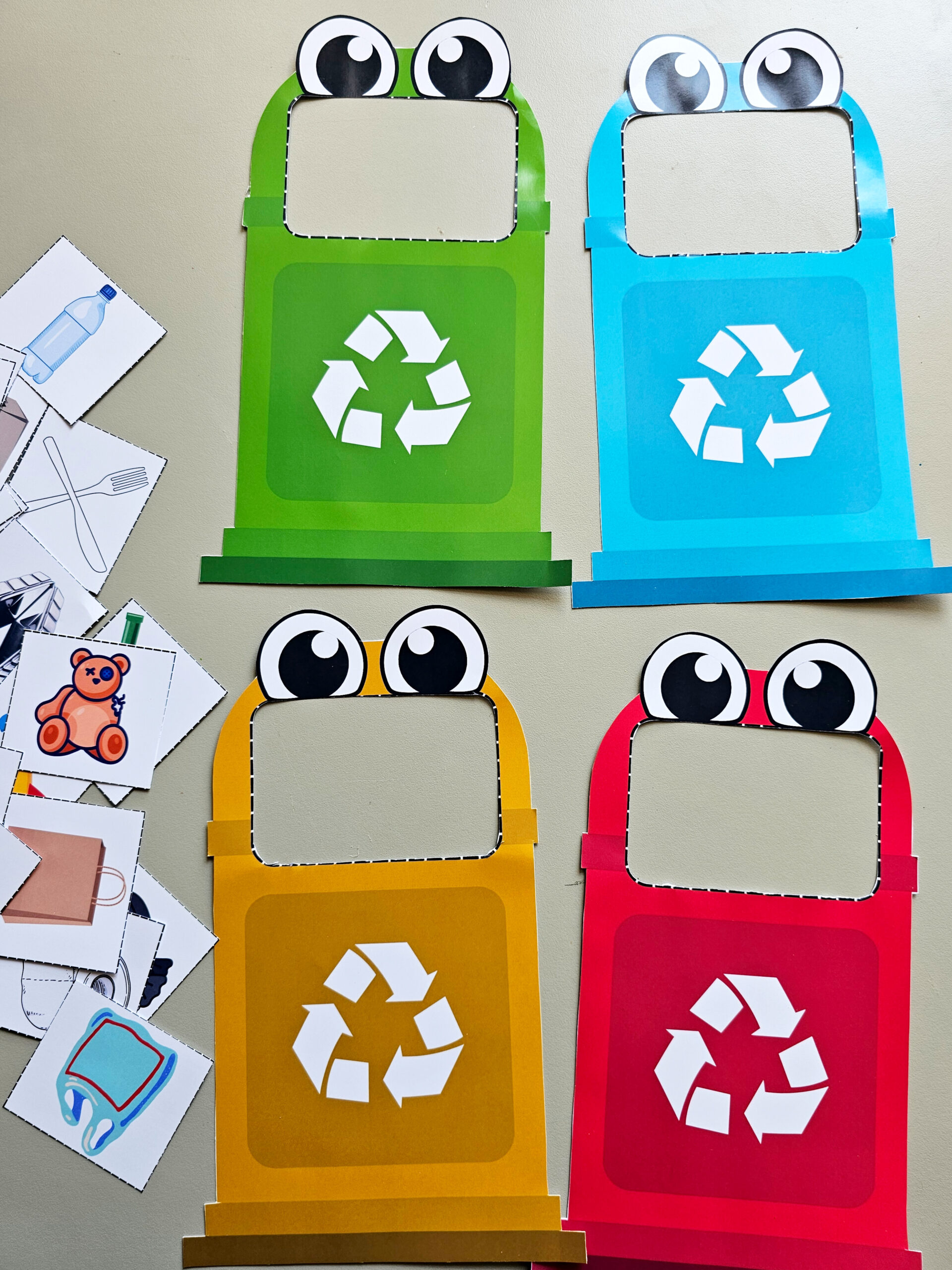 Lixeiras da Reciclagem Divertidas – Atividade Interativa de Coleta Seletiva para Educação Infantil - Imagem 4