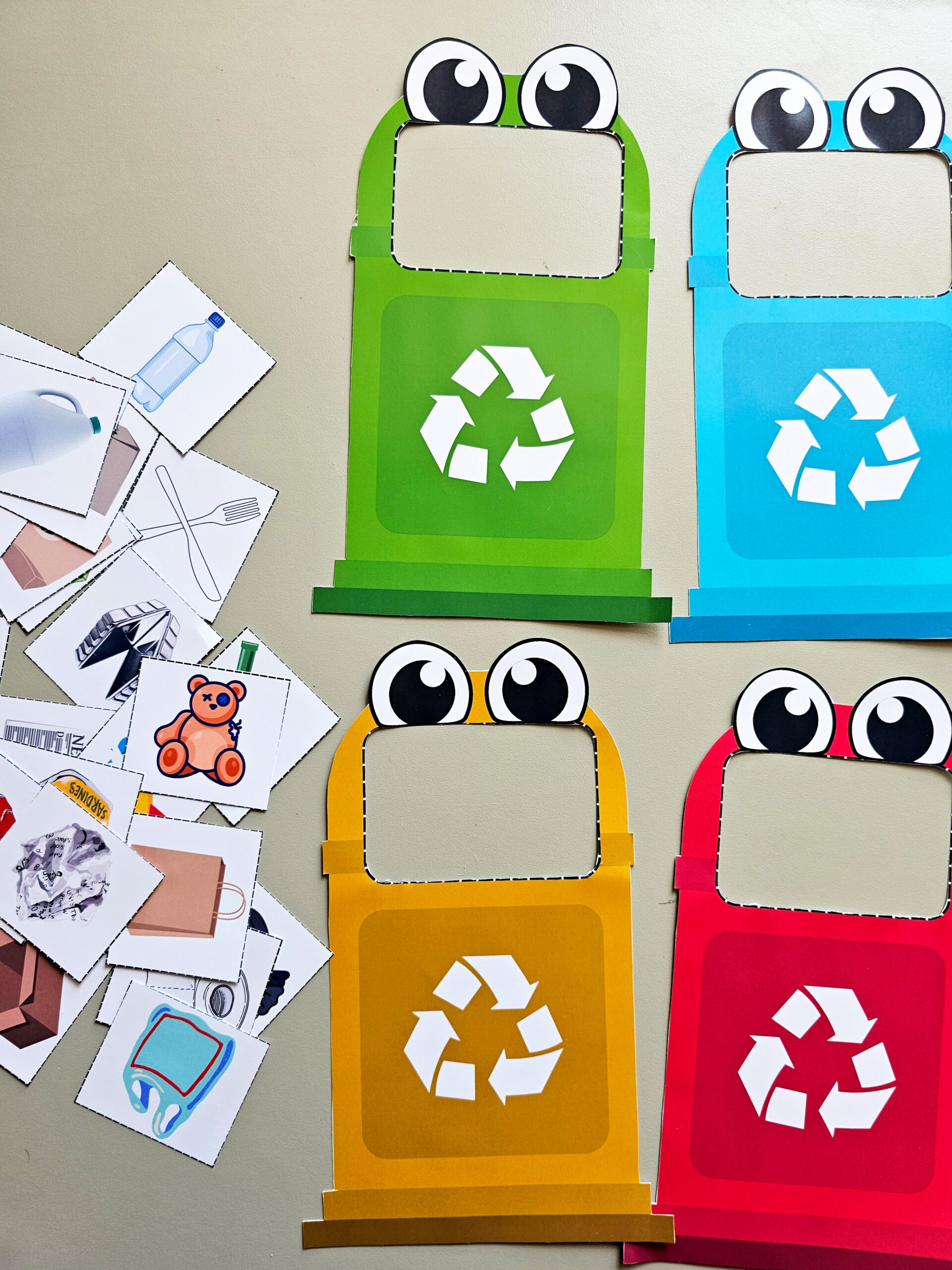 Lixeiras da Reciclagem Divertidas – Atividade Interativa de Coleta Seletiva para Educação Infantil - Imagem 7