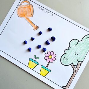 A Árvore e as Gotinhas de Água – Atividade Lúdica de Meio Ambiente para Educação Infantil