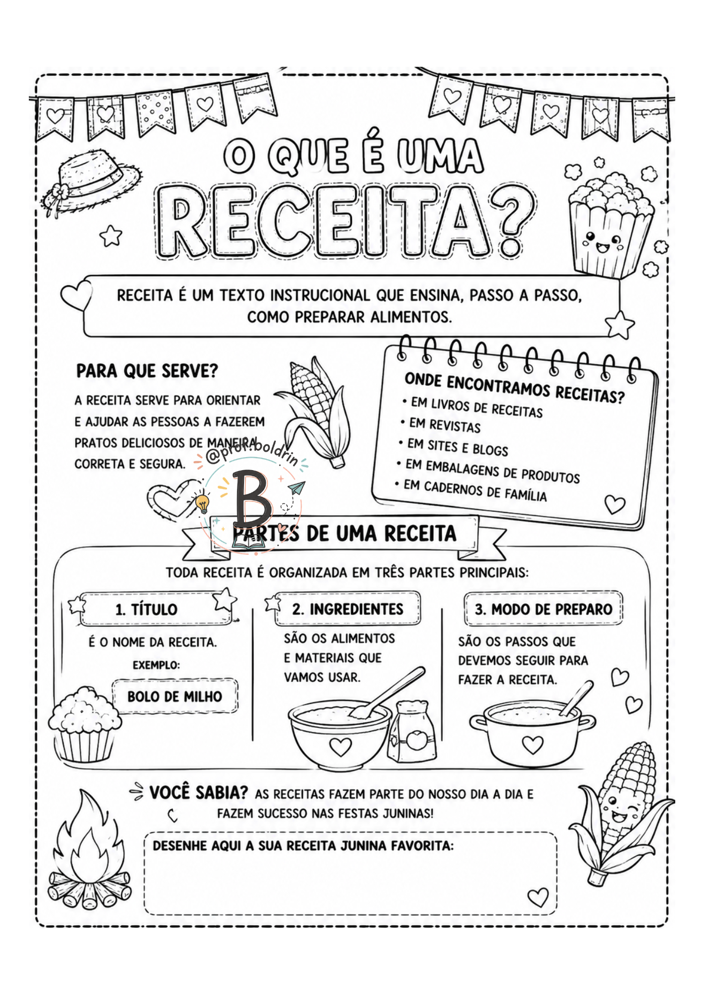 Gênero Textual: Receitas Juninas – Atividades Lúdicas para o Fundamental I - Imagem 4