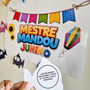 PAINEL “O MESTRE MANDOU” – DECORAÇÃO PARA FESTA JUNINA | MATERIAL EM PDF