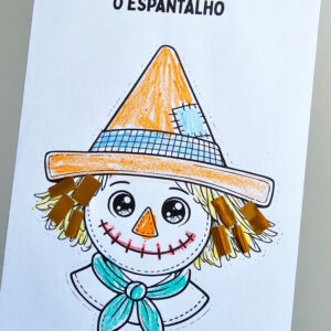 Alternative view of Espantalho Junino para Pintar e Colar – Atividade Lúdica em PDF