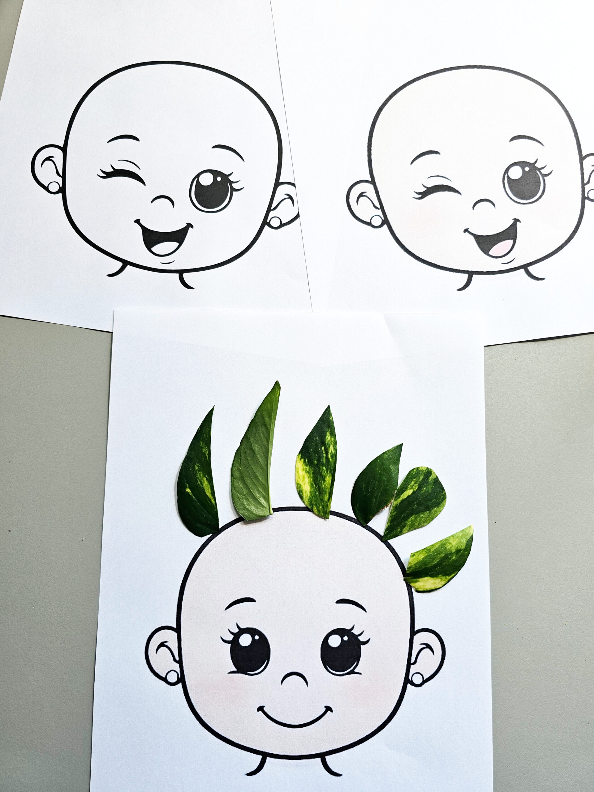Rostinhos do Meio Ambiente – Atividade Lúdica para Educação Infantil