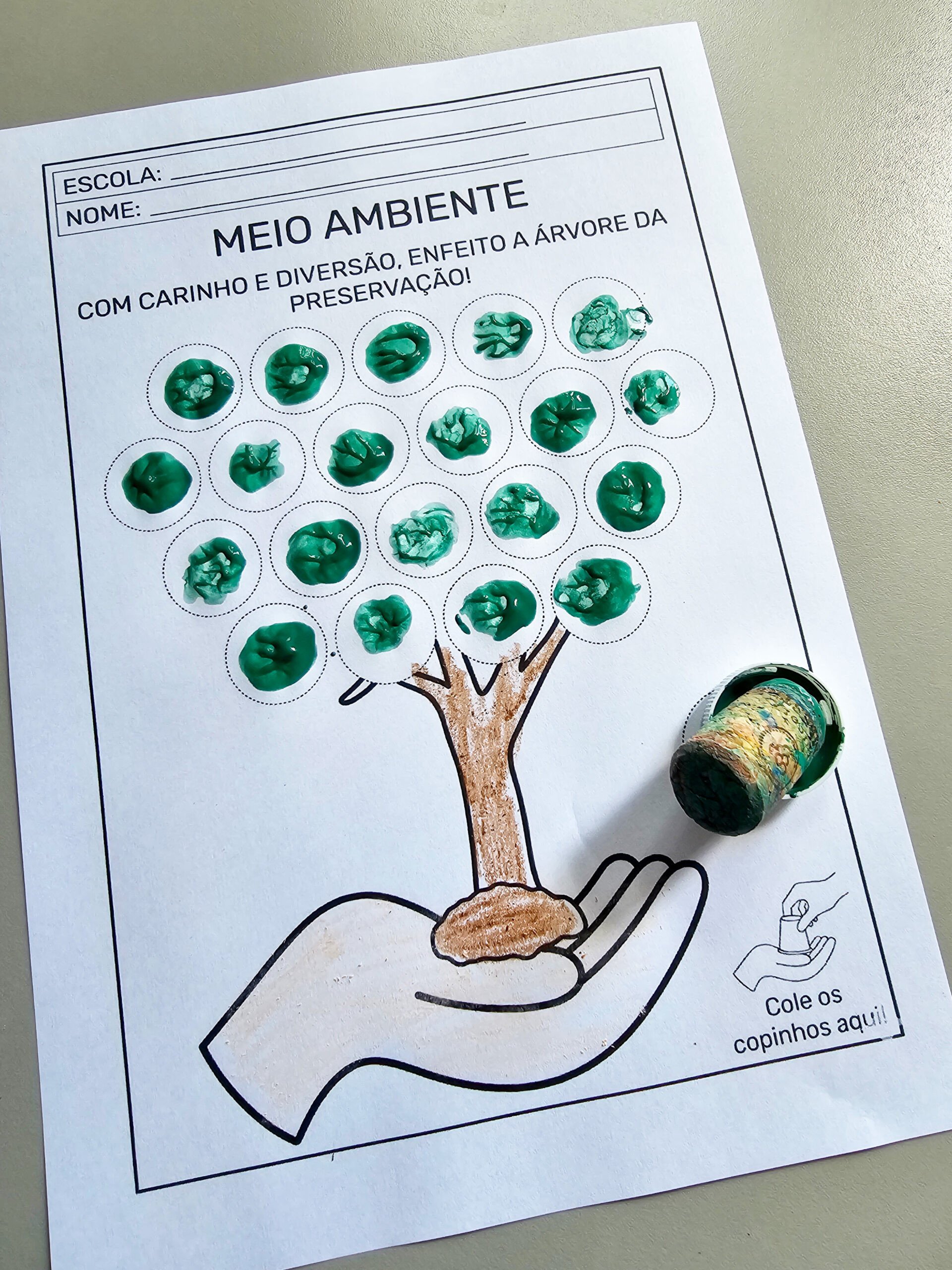 Árvore da Preservação – Atividade Sensorial do Meio Ambiente - Imagem 2