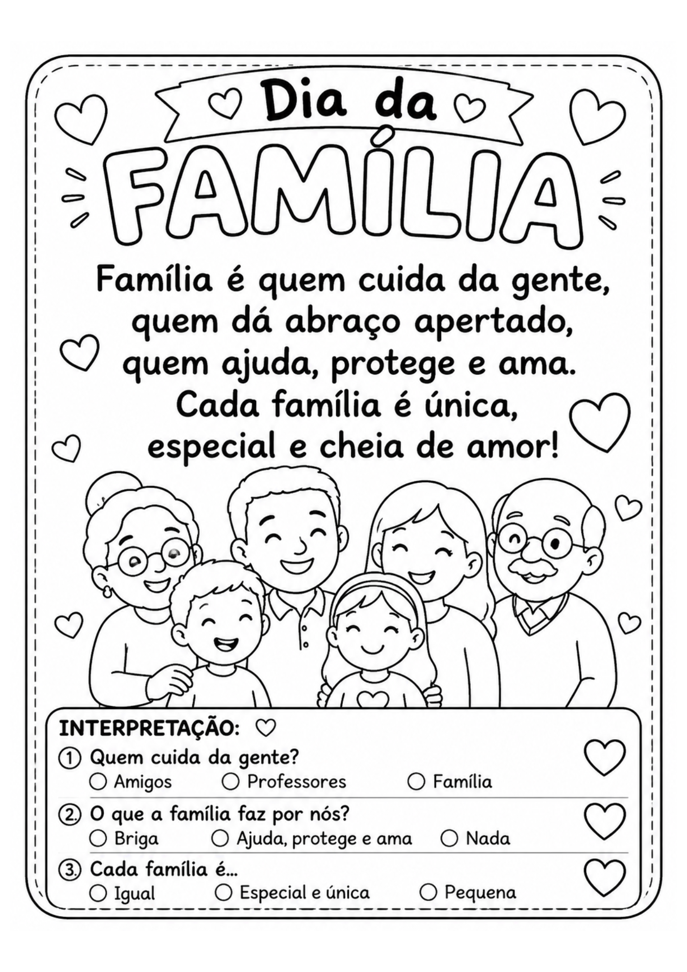 KIT DIA DA FAMÍLIA – ATIVIDADES EM PDF - Imagem 4