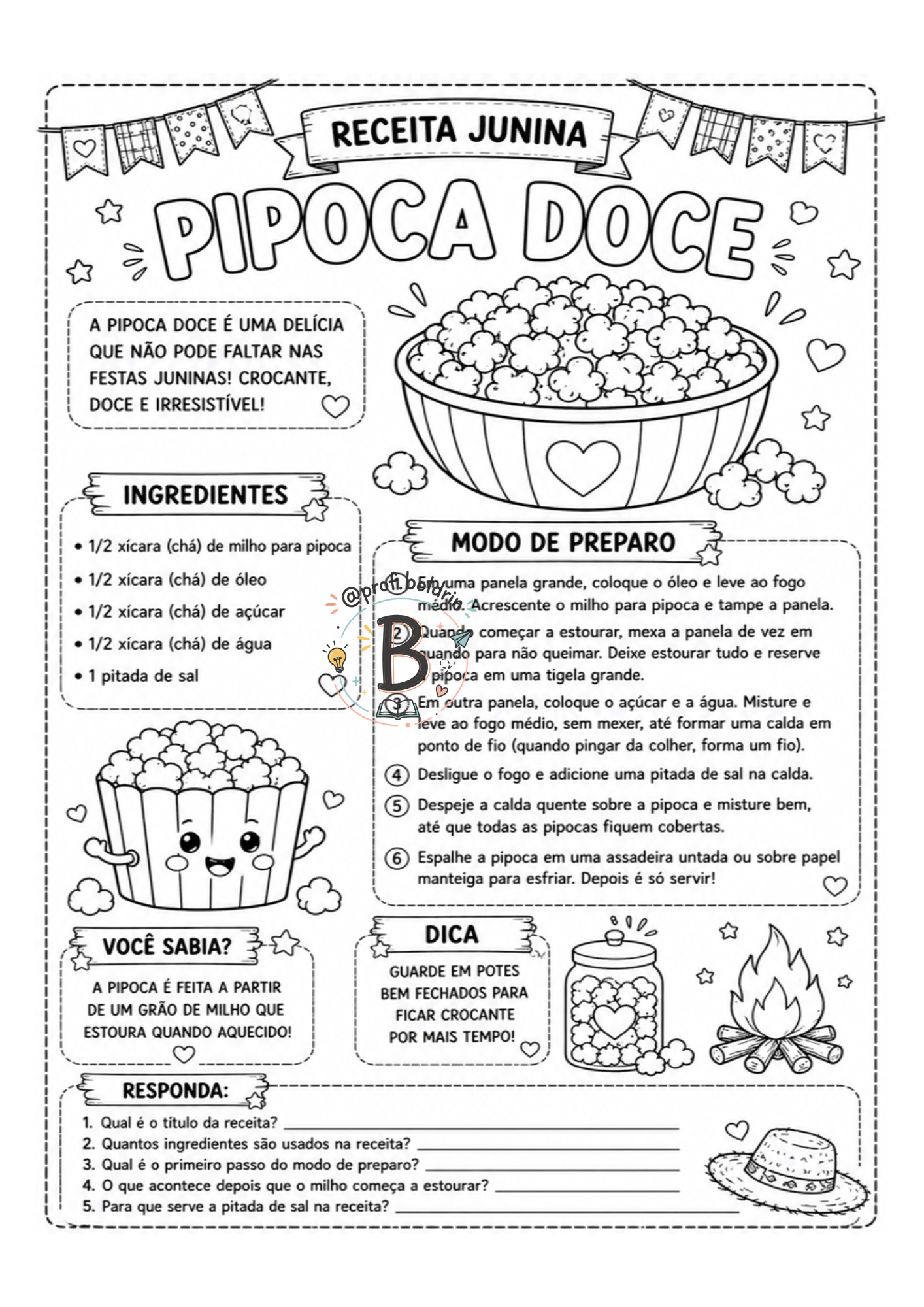 Gênero Textual: Receitas Juninas – Atividades Lúdicas para o Fundamental I - Imagem 7