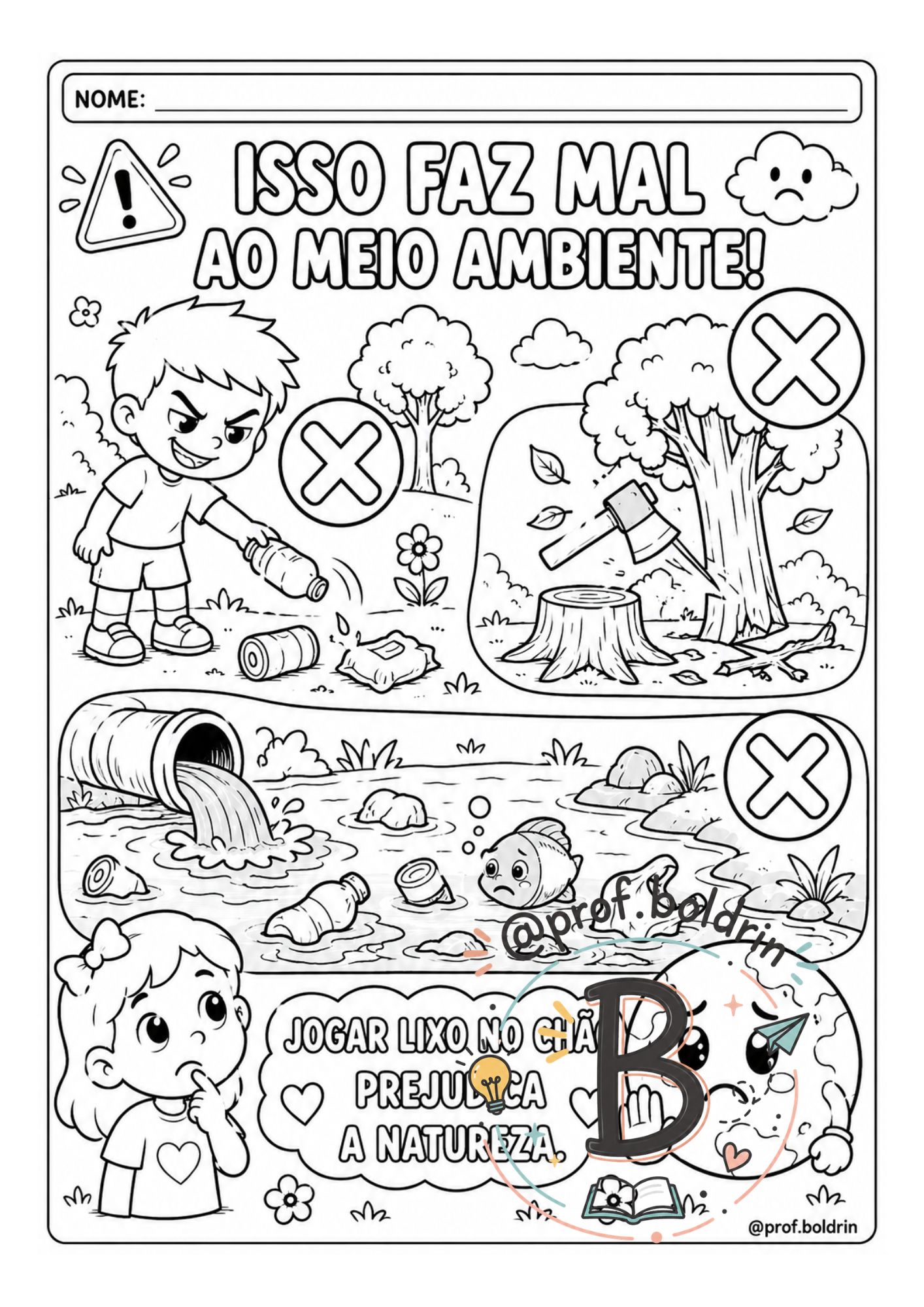 SEQUÊNCIA DIDÁTICA – CUIDANDO DO MEIO AMBIENTE - Imagem 8