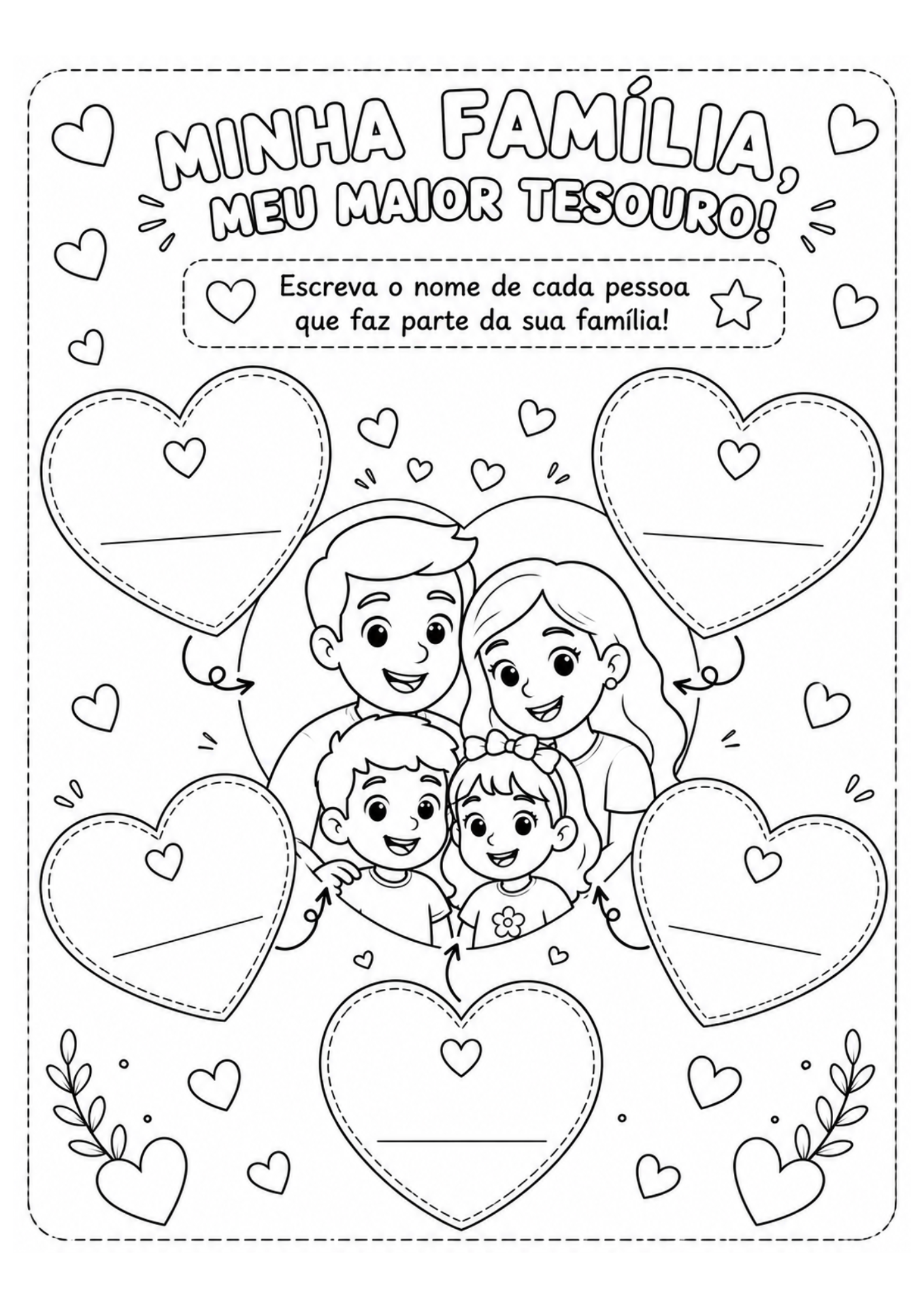 KIT DIA DA FAMÍLIA – ATIVIDADES EM PDF - Imagem 7
