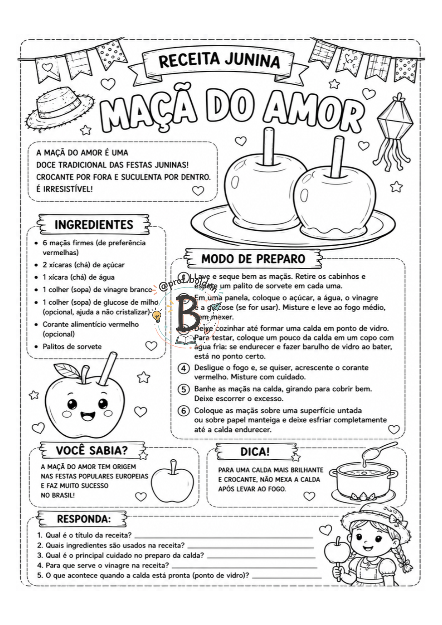 Gênero Textual: Receitas Juninas – Atividades Lúdicas para o Fundamental I - Imagem 9
