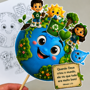Planetinha Feliz – Recorte e Monte Meio Ambiente