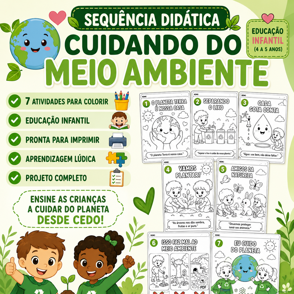 SEQUÊNCIA DIDÁTICA – CUIDANDO DO MEIO AMBIENTE