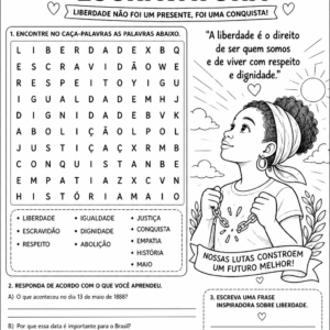 Alternative view of Abolição da Escravatura – Atividades Educativas para o Ensino Fundamental