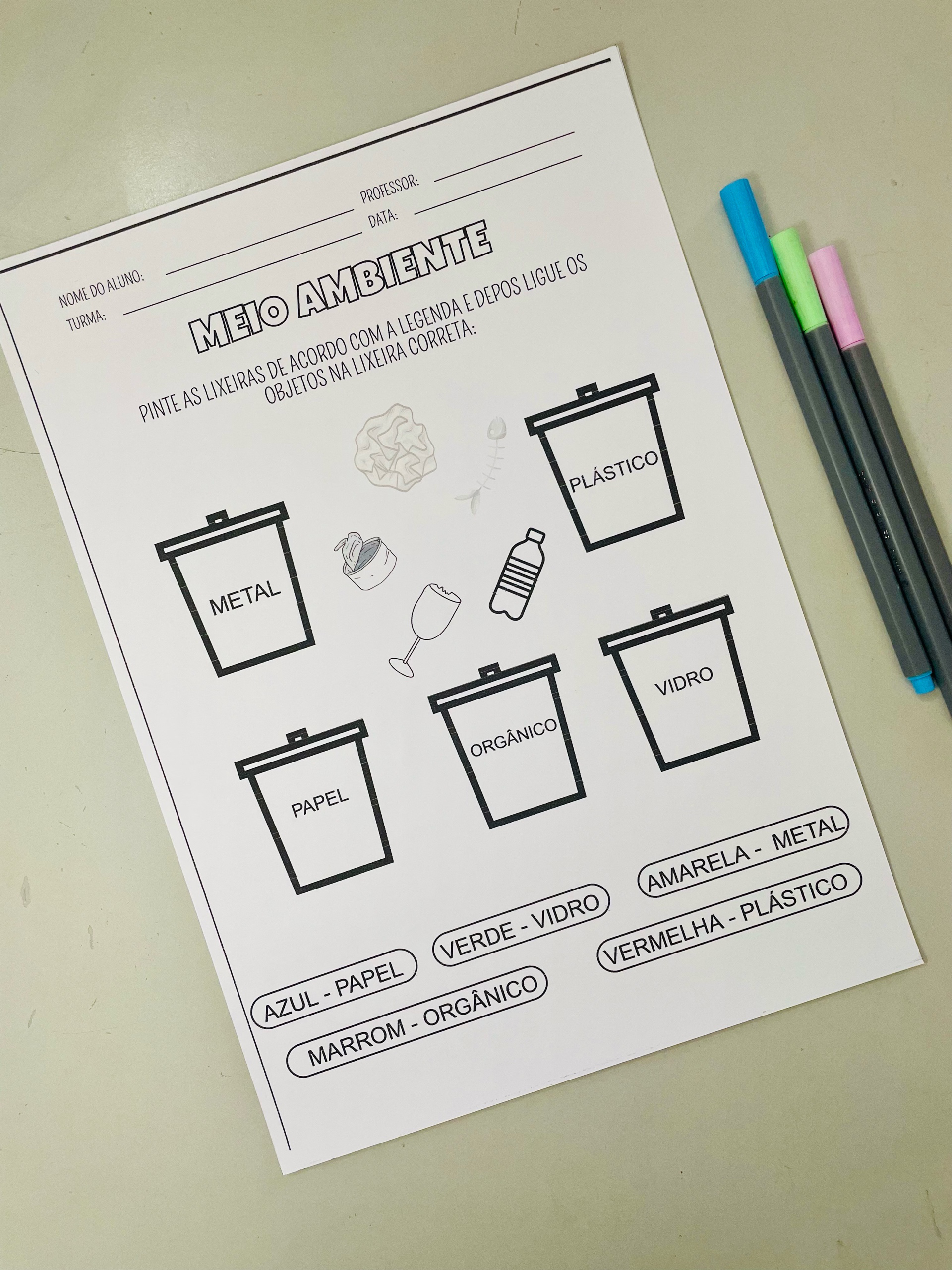 Kit Meio Ambiente Educativo em PDF – Painel Interativo + História na Maleta + Atividades Lúdicasmbiente Educativo em PDF – Painel Interativo + História na Maleta + Atividades Lúdicas - Imagem 3