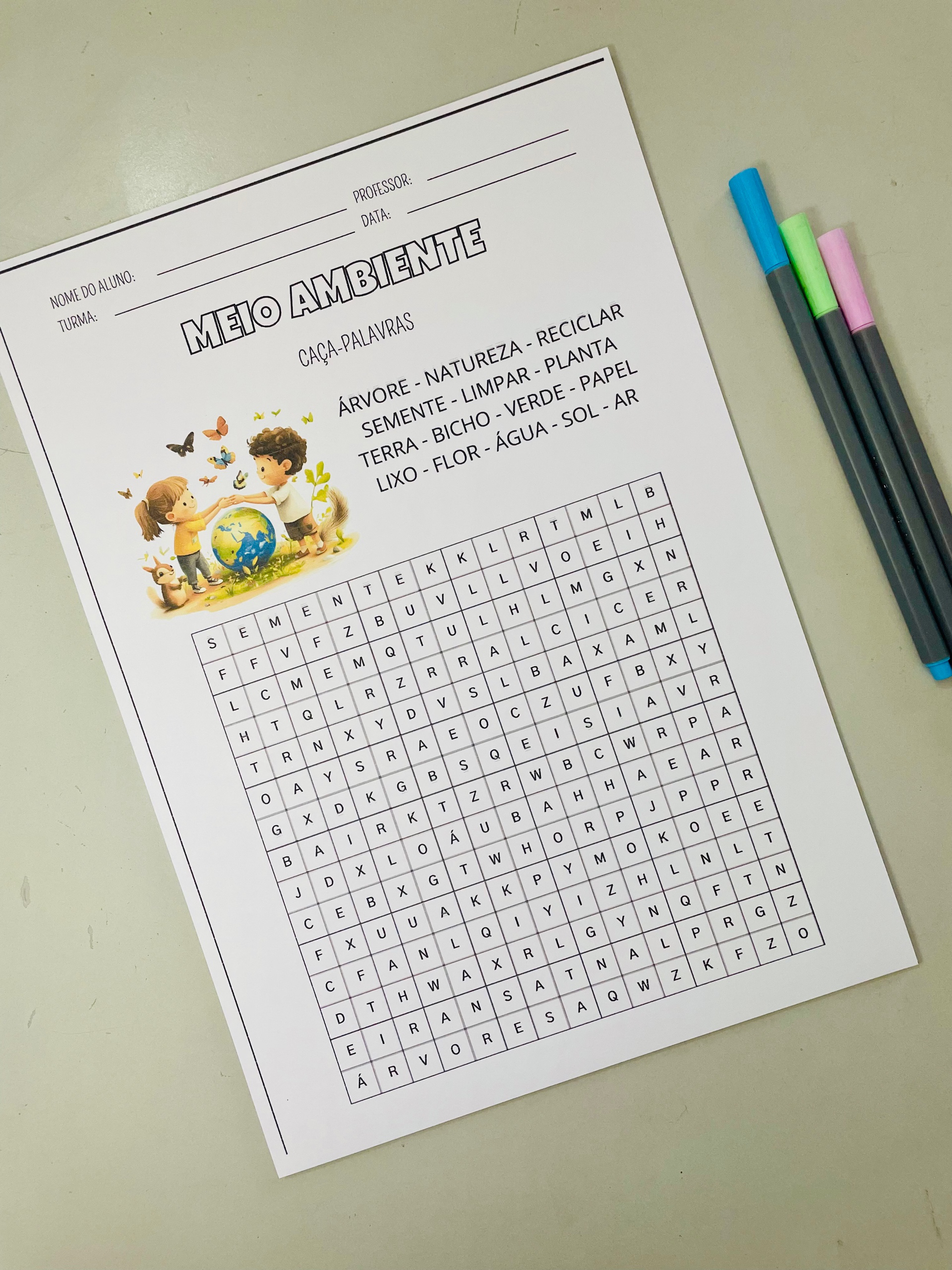 Kit Meio Ambiente Educativo em PDF – Painel Interativo + História na Maleta + Atividades Lúdicasmbiente Educativo em PDF – Painel Interativo + História na Maleta + Atividades Lúdicas - Imagem 10