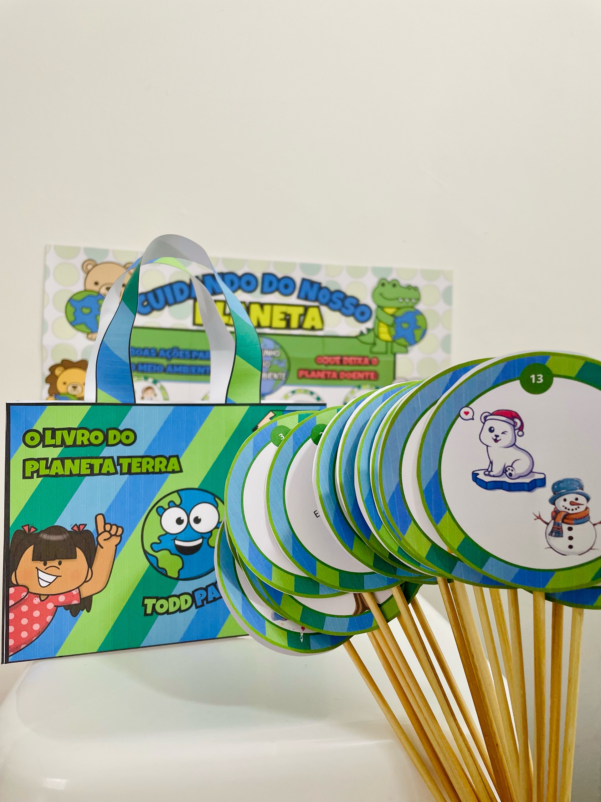 Kit Meio Ambiente Educativo em PDF – Painel Interativo + História na Maleta + Atividades Lúdicasmbiente Educativo em PDF – Painel Interativo + História na Maleta + Atividades Lúdicas - Imagem 13