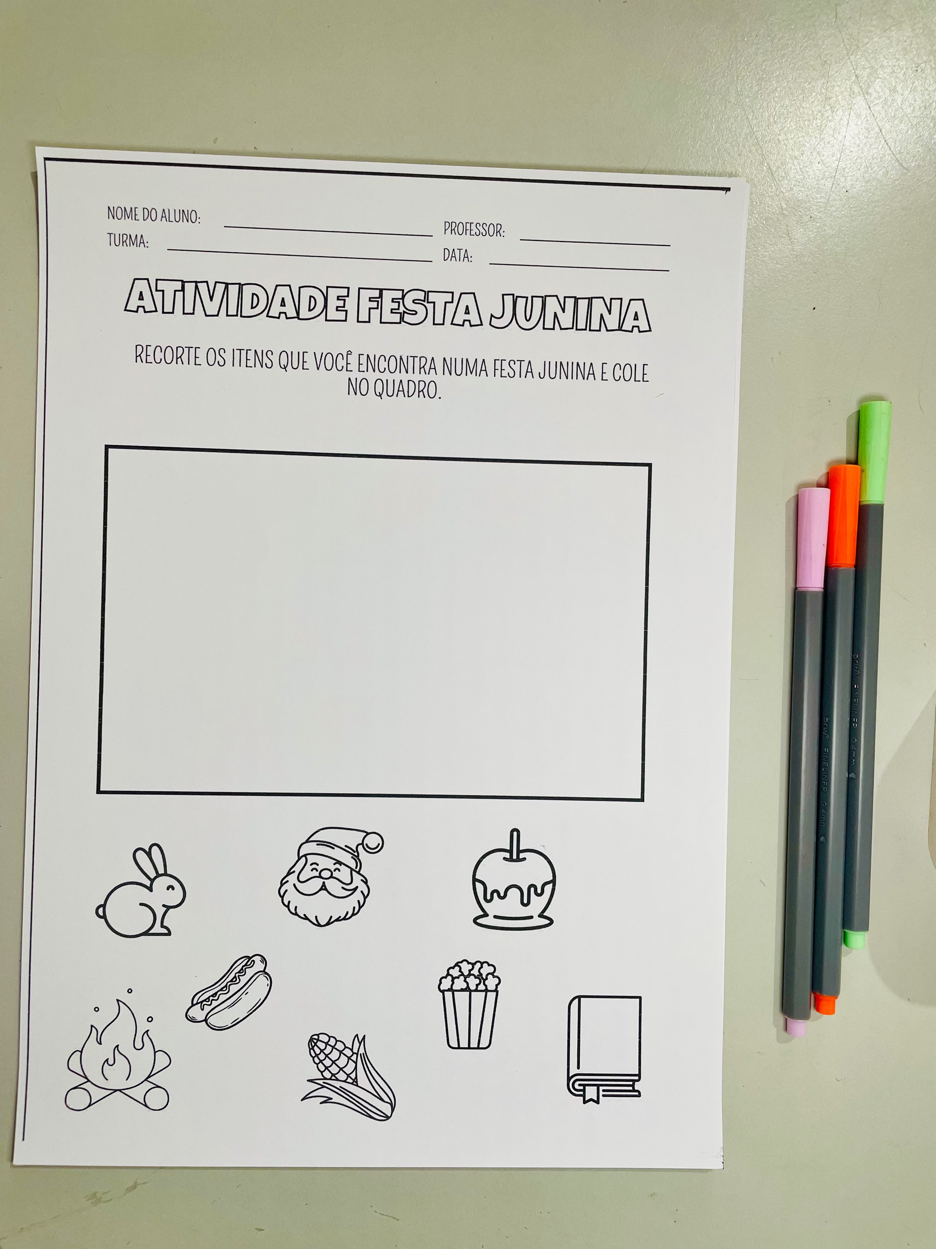 Kit Junino Completo em PDF – Atividades, Painel, Dinâmicas e Lembrancinhas - Imagem 5