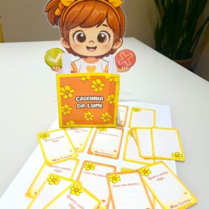 Caixinha da Lumi – Espaço de Escuta e Acolhimento Infantil em PDF- Maio Laranja