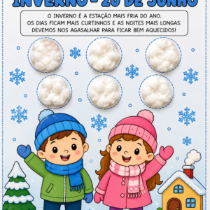 Alternative view of Atividade Inverno – Colagem com Algodão | Educação Infantil