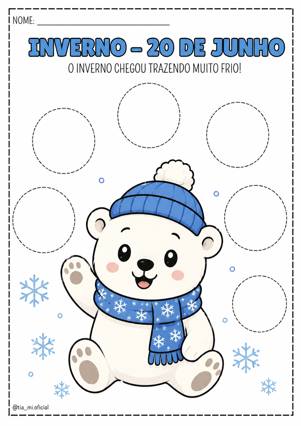 Atividade Inverno – Colagem com Algodão | Educação Infantil - Imagem 5