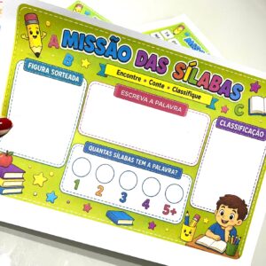 Alternative view of Missão das Sílabas – Jogo Pedagógico para Classificação Silábica