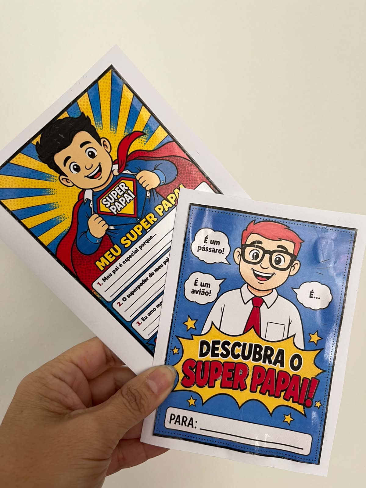 KIT CARTÕES DIA DOS PAIS – SUPER PAPAI - Imagem 5