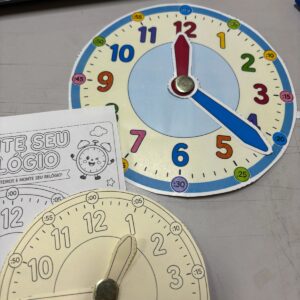 APRENDENDO AS HORAS – Relógio Pedagógico para Montar + Atividades em PDF