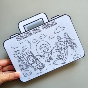 Alternative view of Kit Minhas Férias – Maleta + Livrinhos para Colorir + Lembrancinha | Material em PDF