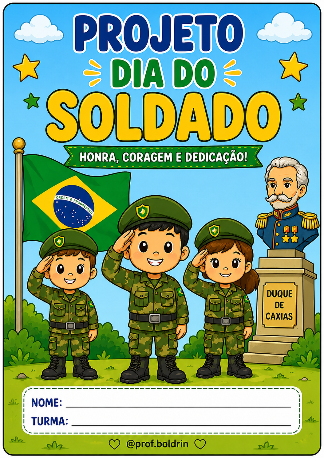 Projeto Dia do Soldado – 3º ao 5º Ano | Arquivo Digital em PDF - Imagem 2