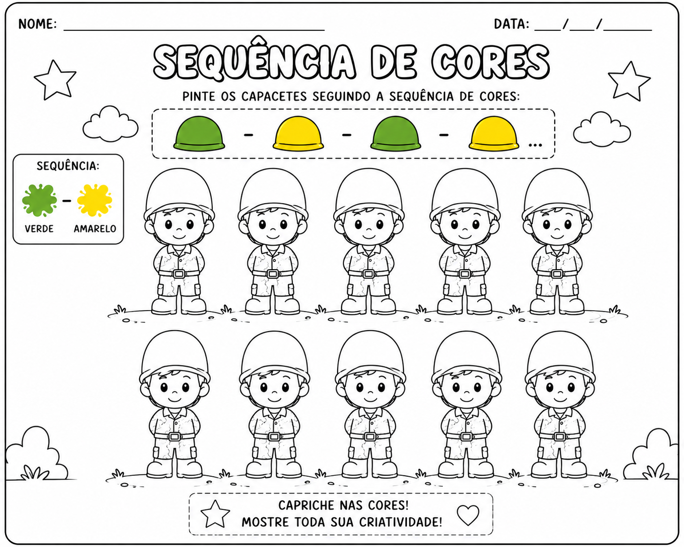 Kit Dia do Soldado – Educação Infantil | PDF - Imagem 4