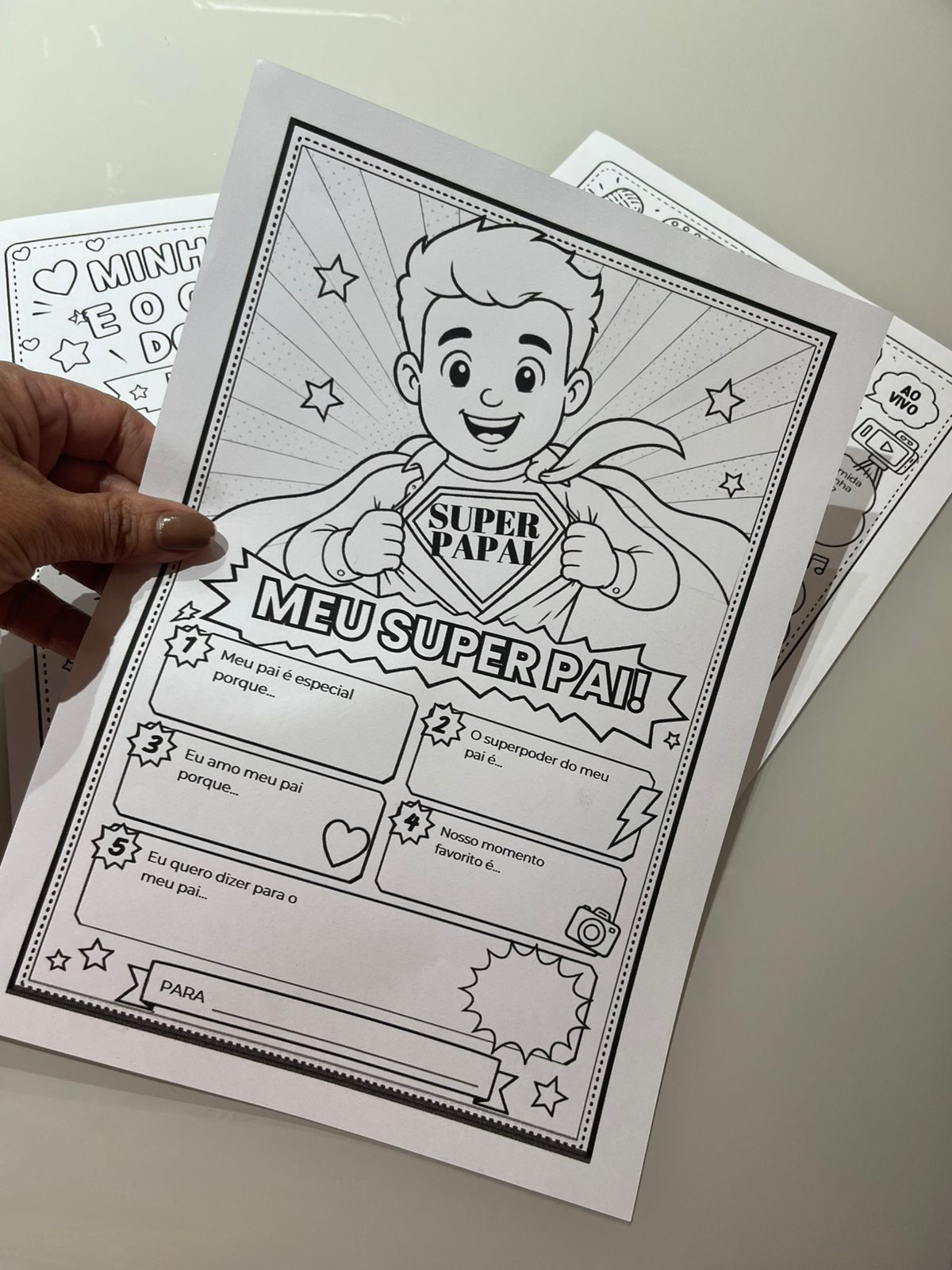 Super Papai – Kit de Atividades para o Dia dos Pais - Imagem 2
