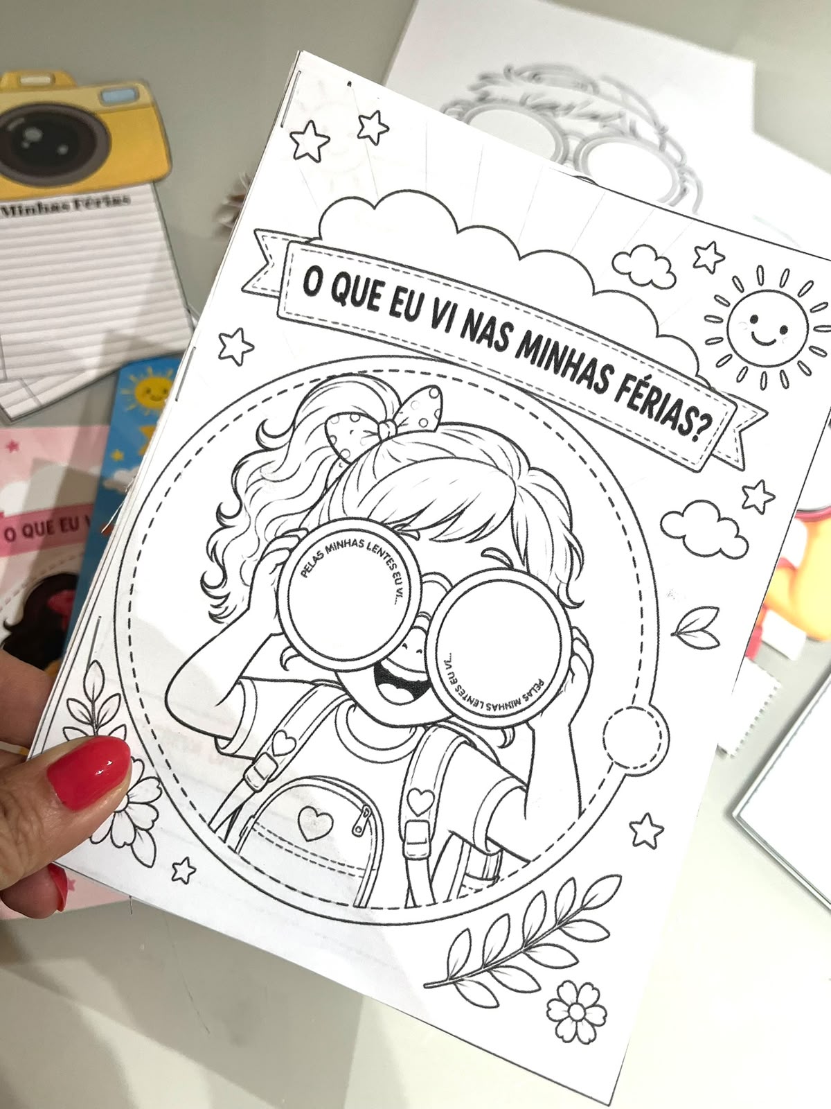 Painel Interativo + Livrinho das Férias | Acolhimento de Volta às Aulas | Material em PDF - Imagem 9