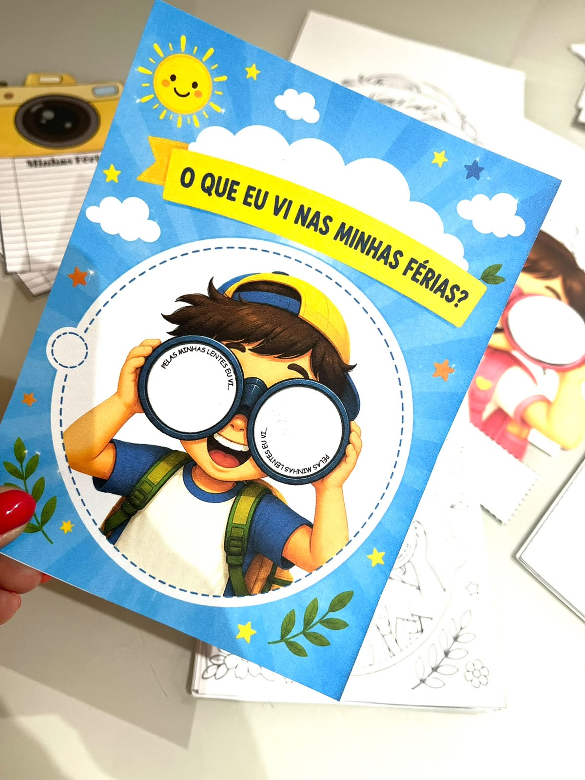 Painel Interativo + Livrinho das Férias | Acolhimento de Volta às Aulas | Material em PDF - Imagem 14