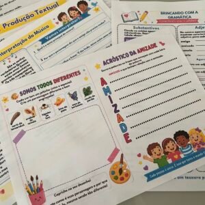 Alternative view of Sequência Didática – Dia do Amigo | Atividades Interdisciplinares | Ensino Fundamental | PDF para Imprimir