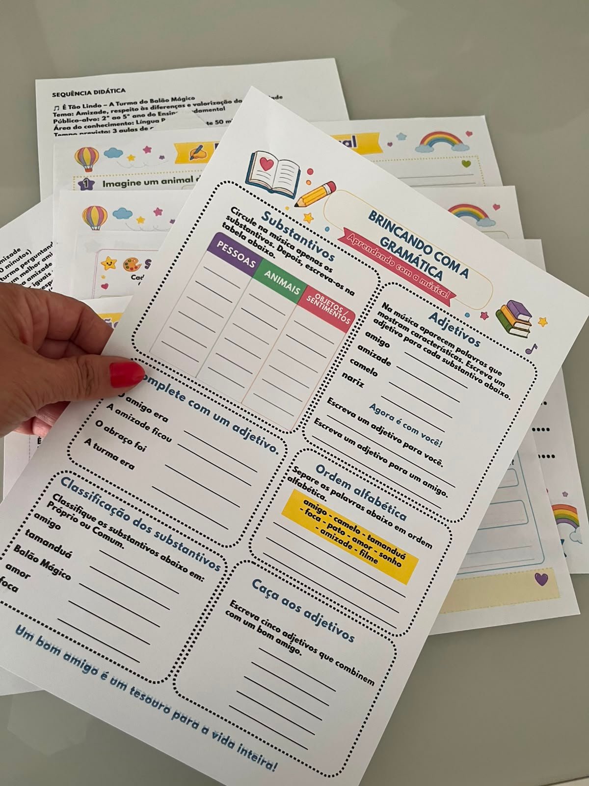 Sequência Didática – Dia do Amigo | Atividades Interdisciplinares | Ensino Fundamental | PDF para Imprimir - Imagem 3