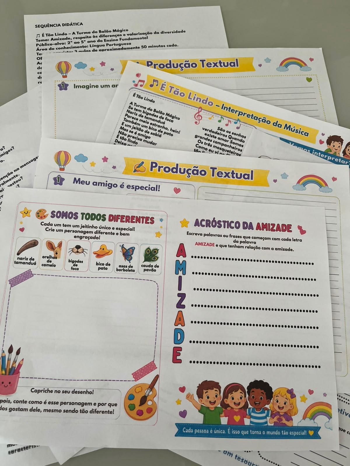 Sequência Didática – Dia do Amigo | Atividades Interdisciplinares | Ensino Fundamental | PDF para Imprimir - Imagem 5