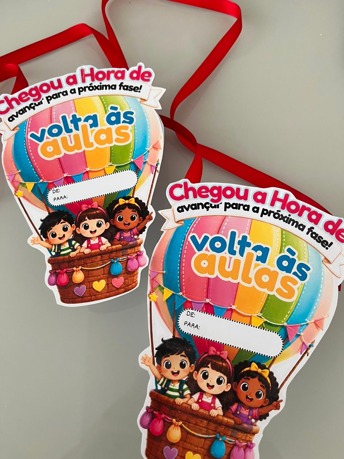 Kit Volta às Aulas | Painel Decorativo + Lembrancinha Balão | PDF para Imprimir - Imagem 6