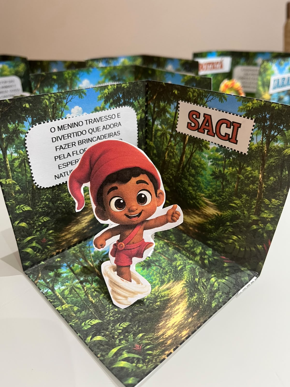 Kit Maquetes 3D – Personagens do Folclore Brasileiro | Arquivo Digital em PDF - Imagem 2