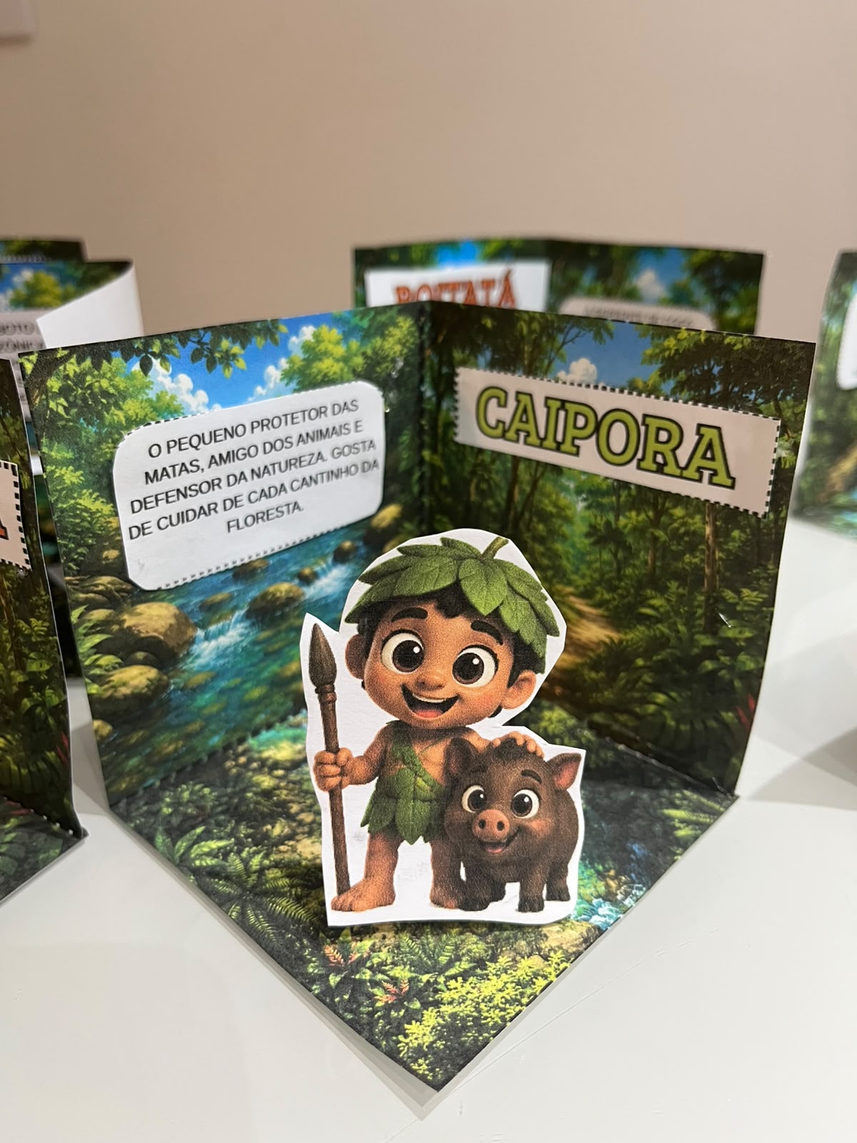 Kit Maquetes 3D – Personagens do Folclore Brasileiro | Arquivo Digital em PDF - Imagem 3
