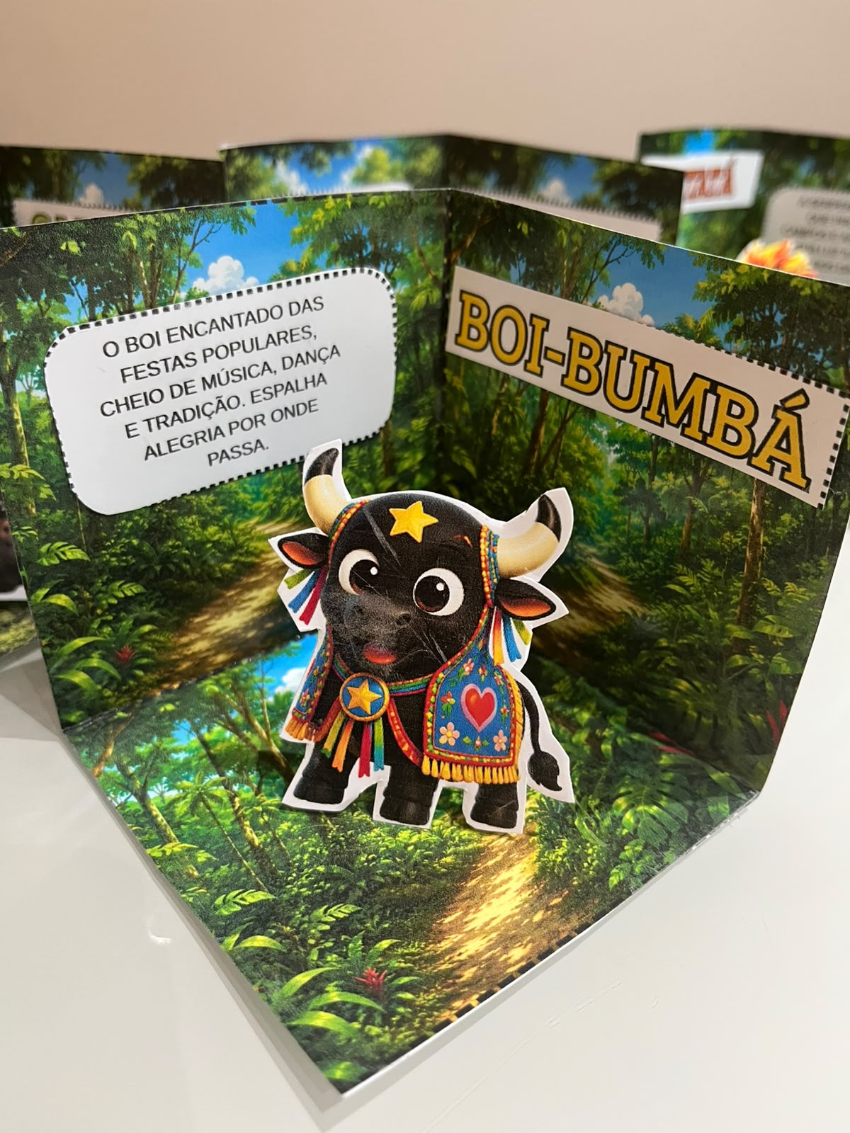 Kit Maquetes 3D – Personagens do Folclore Brasileiro | Arquivo Digital em PDF - Imagem 4