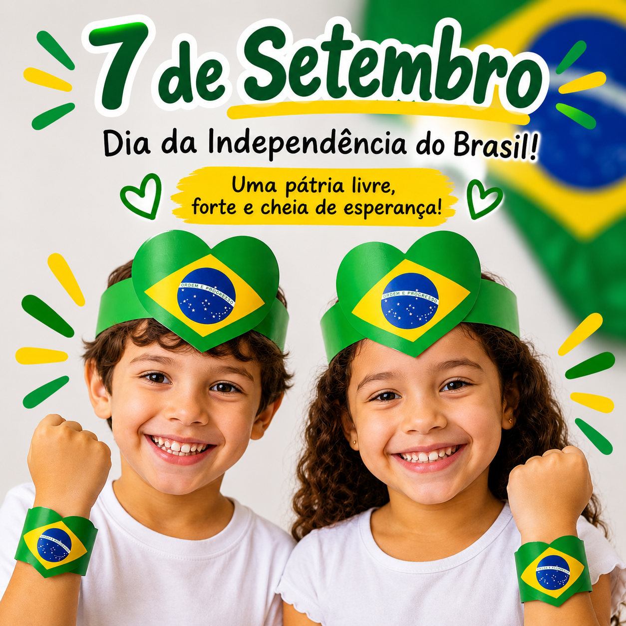 Kit 7 de Setembro – Independência do Brasil | Painel + Atividades e Lembrancinhas - Imagem 4