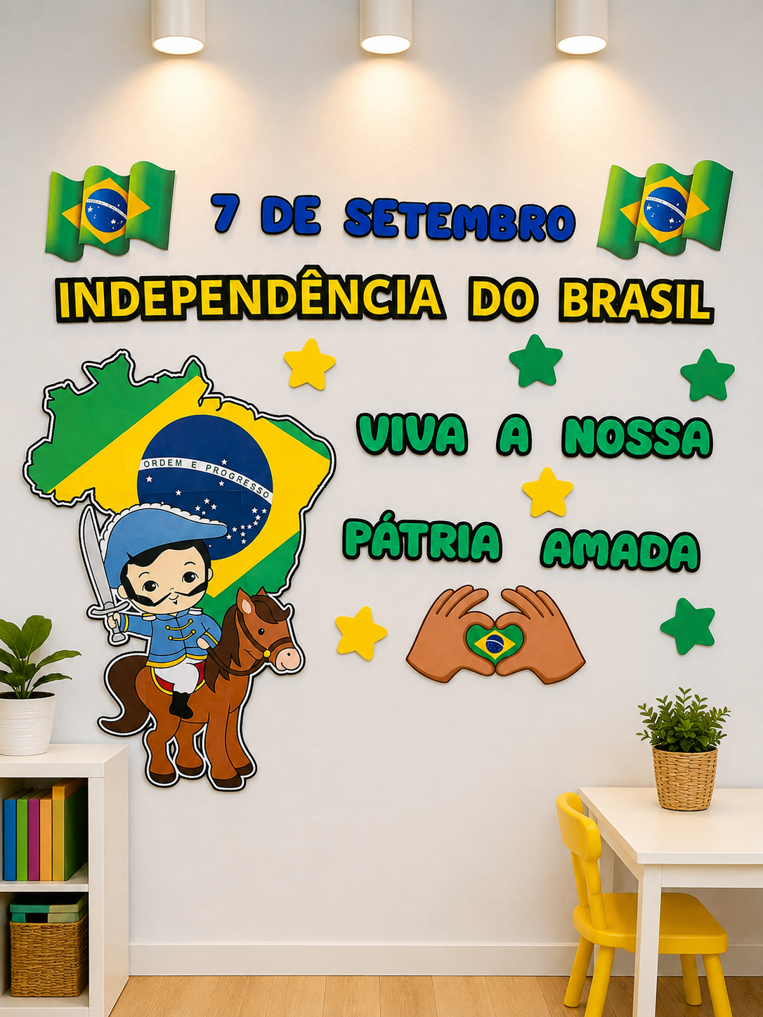 Kit 7 de Setembro – Independência do Brasil | Painel + Atividades e Lembrancinhas - Imagem 6